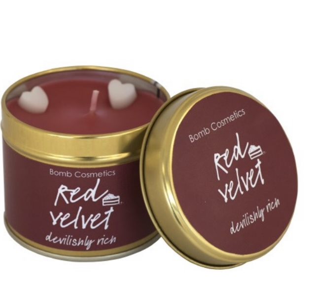 Red Velvet Tinned Candle