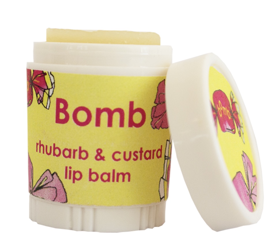 Rhubarb & Custard lip balm