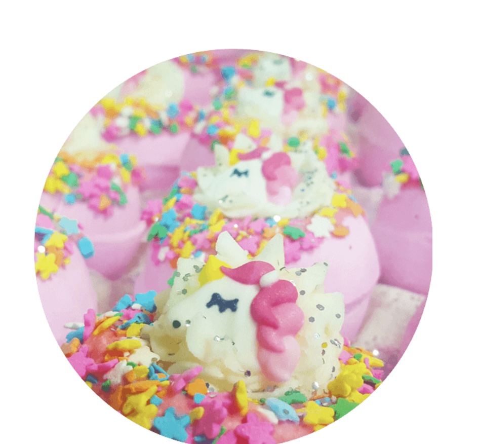 I believe in Unicorns bath bomb