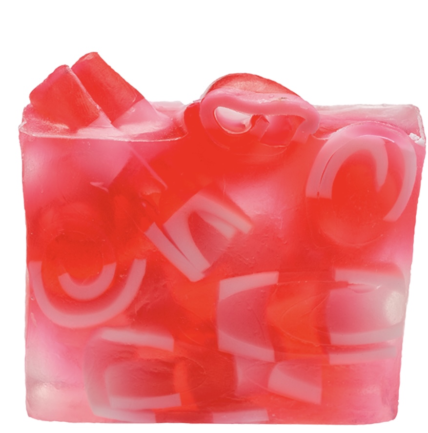 Candy cane mountain bar soap